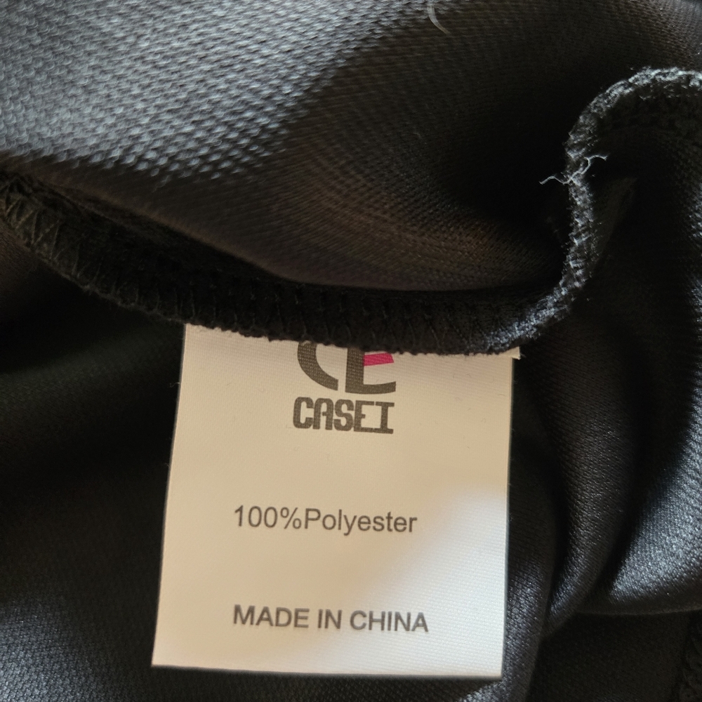 3/$25 Casei Classic Black Polo Shirt Top Short Sleeve XL Relaxed Fit - Picture 7 of 10